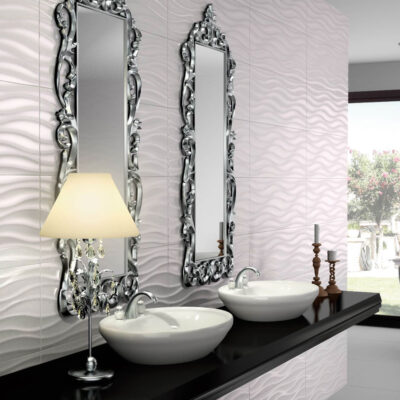 NewKer Wavy Current Nacar White